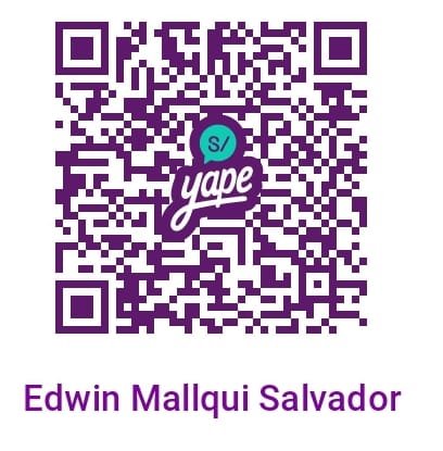 Código QR para pago con Yape